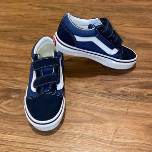 Vans, Boys, sneaker, blue and white